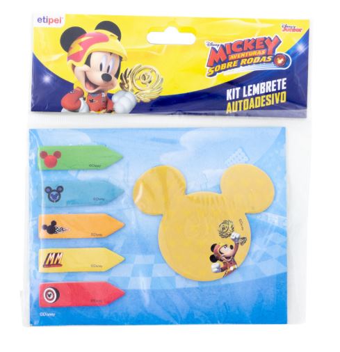 KIT LEMBRETE AUTOADESIVO C/6 MICKEY DISNEY JUNIOR UND