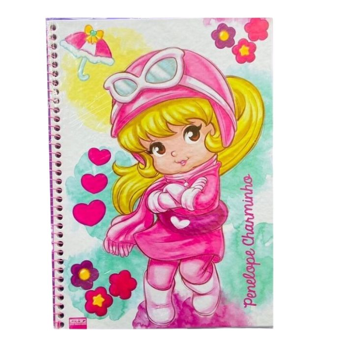 CADERNO CAPA DURA 1X1 96FL PENELOPE CHARMOSA 3943 SD UN