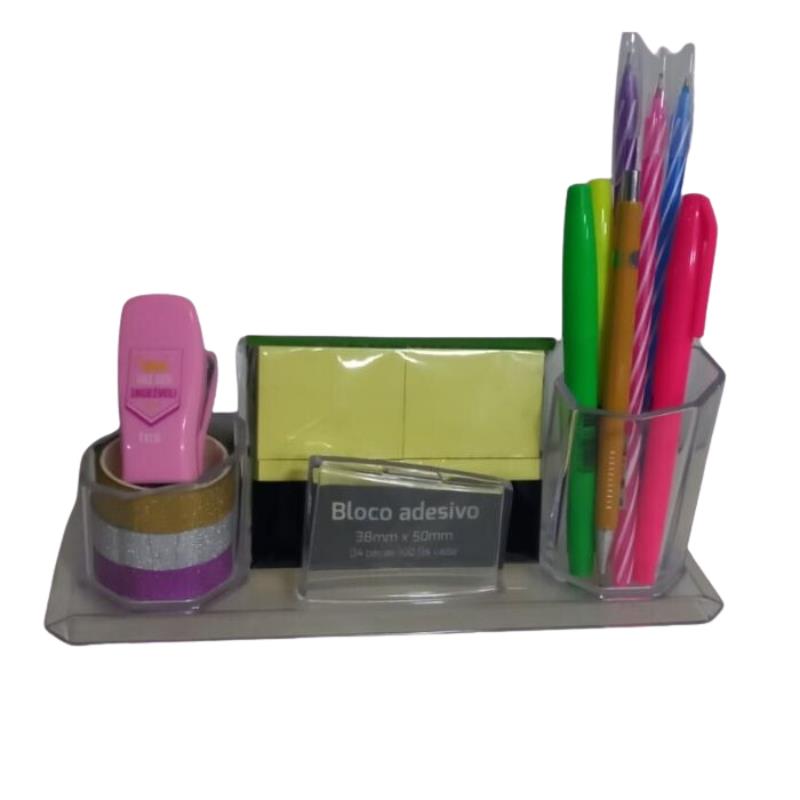 PORTA CANETAS TRIO CLIPS POSTIT 10250016 WALEU UN