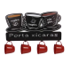 SUPORTE XICARAS PAREDE COM 4 PCS ACRILICA COLOR DECORPLAST UN