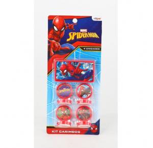 KIT COM 4 CARIMBOS SPIDERMAN 