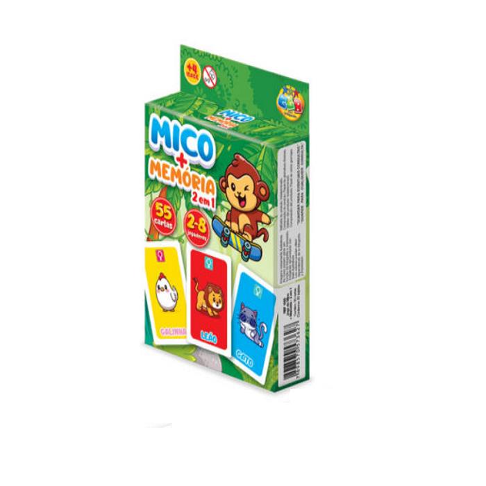 JOGO DO MICO MAIS MEMORIA 2 EM 1 1055 GGB PLAST UN