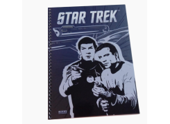 CADERNO CAPA DURA 1X1 96FLS STAR TREK BA SD 5108