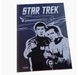 CADERNO CAPA DURA 1X1 96FLS STAR TREK BA SD 5108