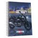 CADERNO CD 10X1 200FLS XMOTO 97206 MAXIMA UN