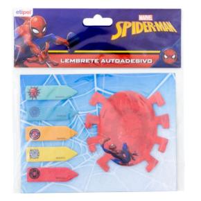 KIT LEMBRETE AUTOADESIVO COM 6 SPIDERMAN 