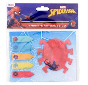 KIT LEMBRETE AUTOADESIVO COM 6 SPIDERMAN 