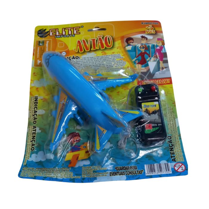 BRINQUEDO AVIAO CONTROLE CORDA RJAP01164 ELITE UN