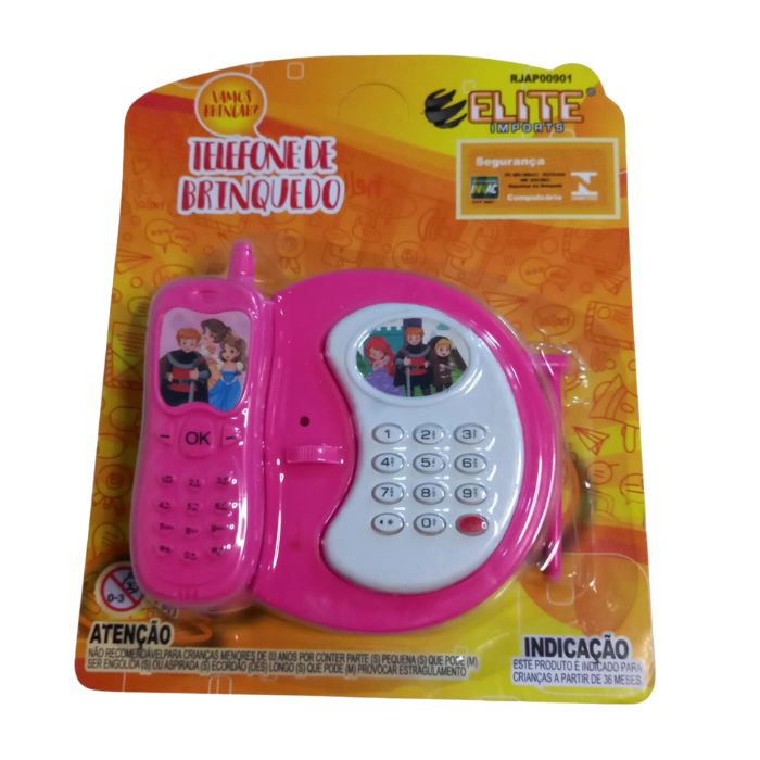 TELEFONE INFANTIL 10X11CM RJAP00901 ELITE UN