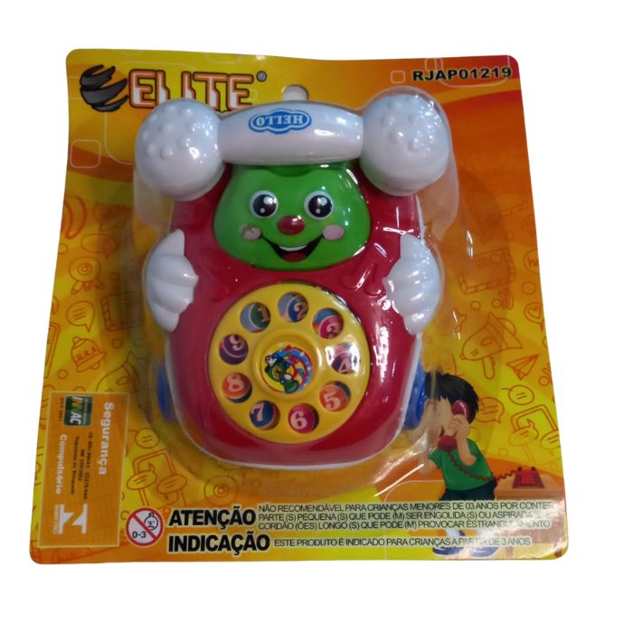 TELEFONE INFANTIL CORDA RJAP01219 ELITE UN