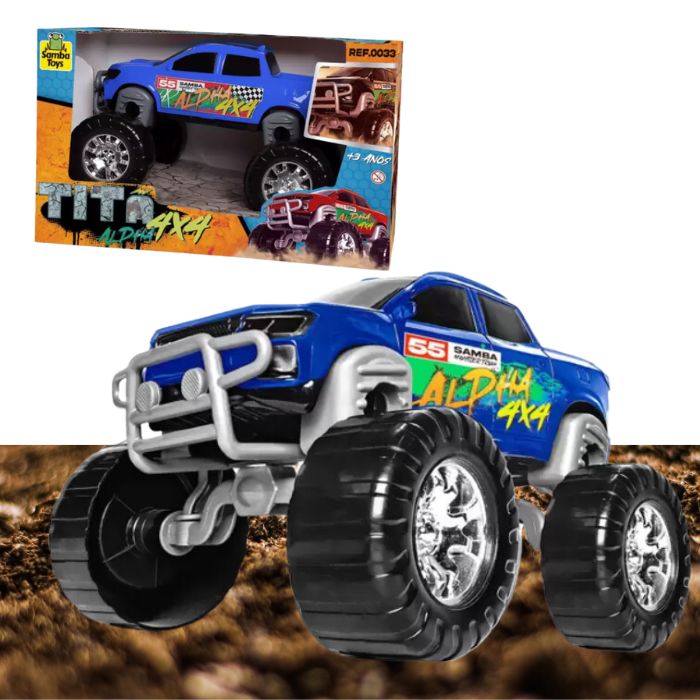 CARRINHO JIPE TITA ALPHA 4X4 ALTO 33 SAMBA TOYS UN