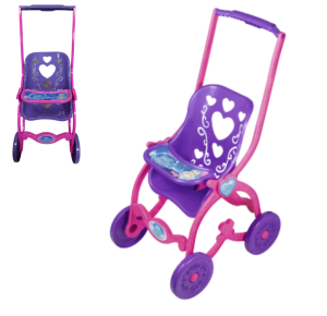 CARRINHO BONECA BABY CAR FLORZIN BCF135 BRINQUEMIX UN