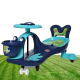 CARRINHO CAR ANIMAIS DIVERTIDO AZUL TW21M2 ZIPPY TOYS UN