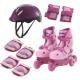 CONJUNTO PATINS TRI LINE ROSA 30 33 KT19RP ZIPPY TOYS UN