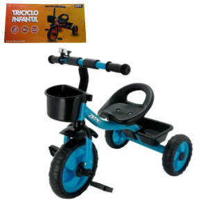 TRICICLO INFANTIL AZUL 7627-TR21F1 ZIPPY TOYS UN