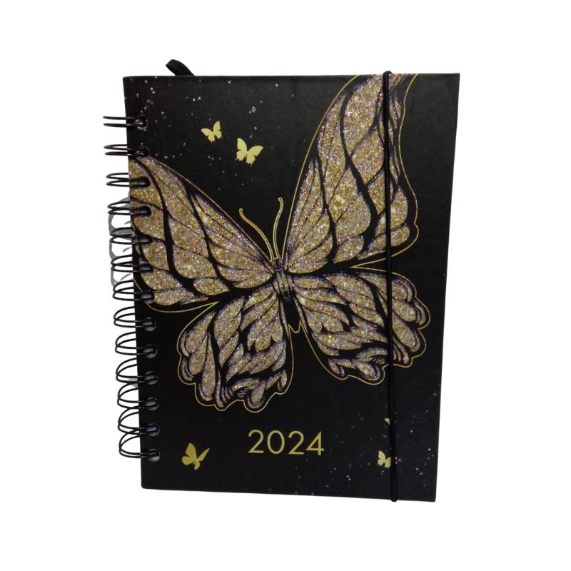 AGENDA ANO 2024 GR 336 PAGINAS BORBOLETA 9501 FWB UN