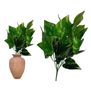 FLOR ARTIFICIAL BUQUE POTHOS 7 FOLHAS VERDE 40919004 GRILLO UN