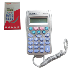 CALCULADORA DE BOLSO 8 DIGITOS CORDA AL6673 ALFACELL UN