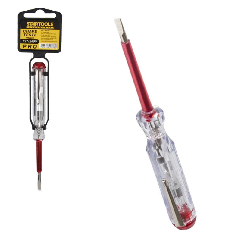 CHAVE TESTE TRANPARENTE 127-240 VOLTS AR0231 STARTOOLS UN