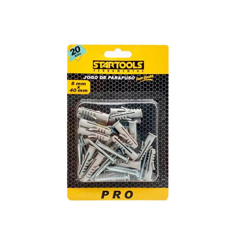 PARAFUSO COM BUCHA 8MMX40MM AR0275 STARTOOLS UN