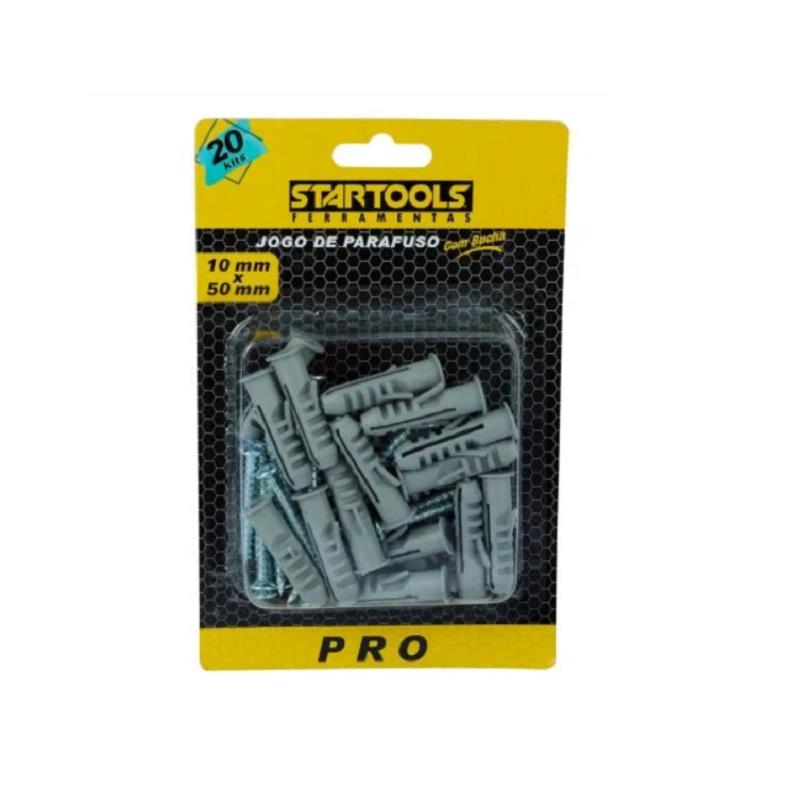 PARAFUSO COM BUCHA 10MMX50MM AR0276 STARTOOLS UN