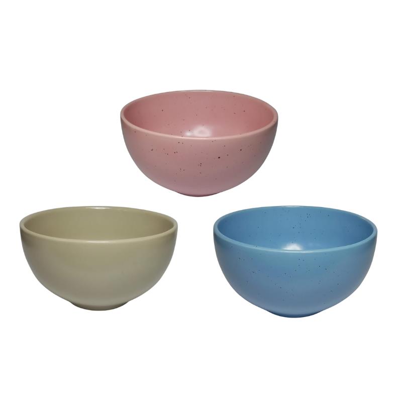 TIGELA BOWL CERAMICA MIX COLOR 500ML CR602 MIMO UN