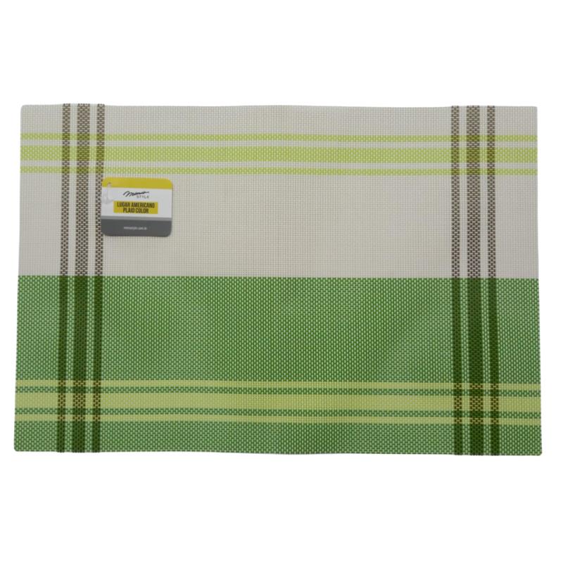 LUGAR AMERICANO RETANGULAR 30X45CM PLAID COL JA22100 MIMO UN