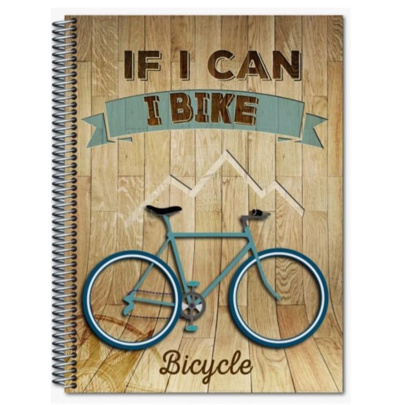 CADERNO 10X1 BICYCLES 200FLS 94944 LIN 501980 MAXIMA UN