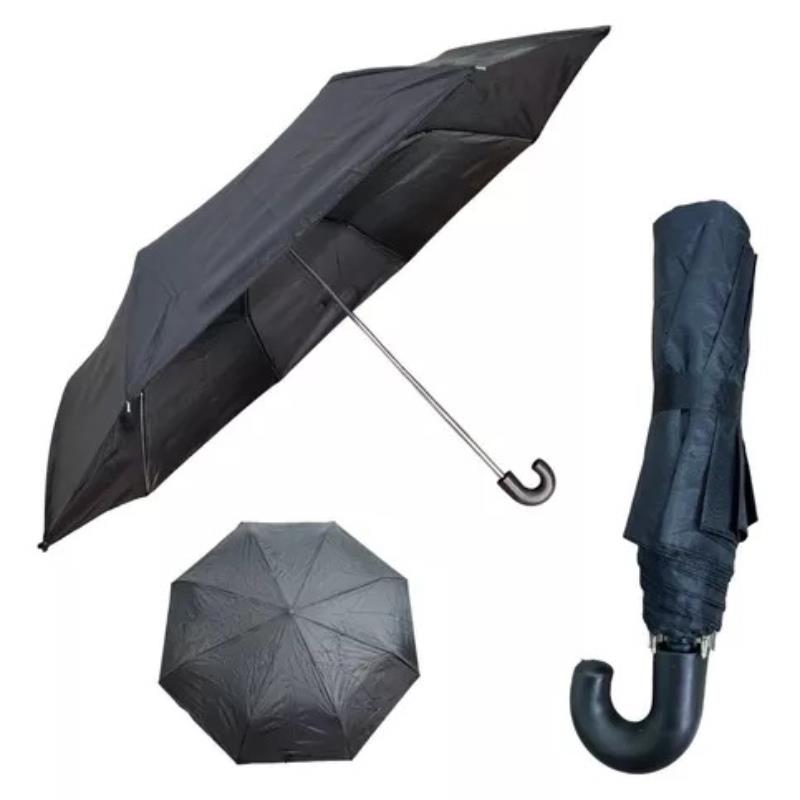 GUARDA CHUVA CABO CURVO PRETO RJS01300 LIN 500678 ELITE UN