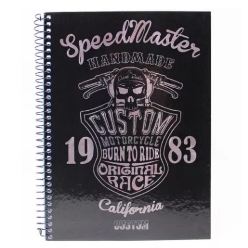 CADERNO CAPA DURA 1X1 96FSL CUSTOM 9081 LIN 528620 JANDAIA UN