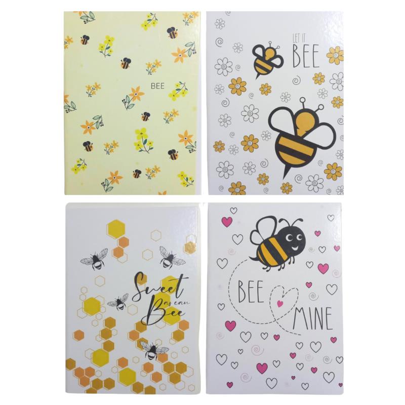 CADERNO CAPA DURA 1X1 96FLS BROCH BEE 37491 LIN 529685 MAXIMA UN