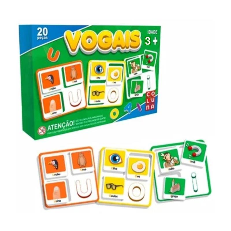 JOGO DAS VOGAIS 20PCS 9101 LIN 529765 GALA UN