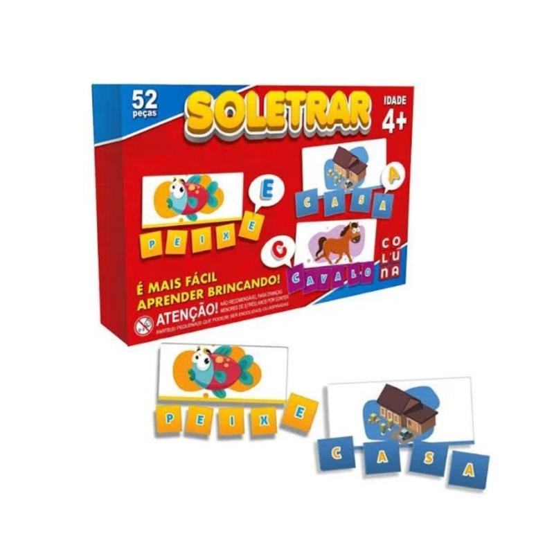 JOGO SOLETRAR 52PCS 9141 LIN 529767 GALA UN