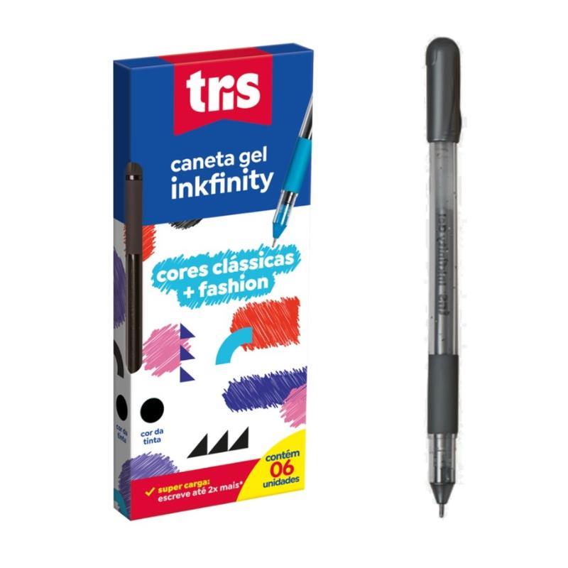 CANETA GEL INKFINITY REGULAR 683294 TRIS UN