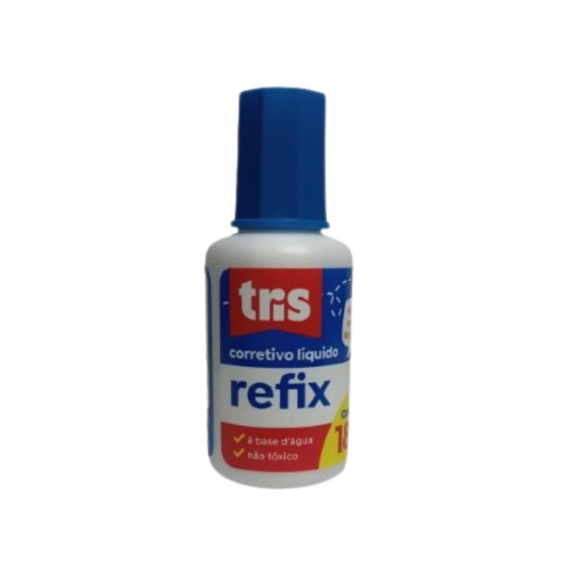 CORRETIVO LIQUIDO 18ML REFIX 603148 TRIS UN