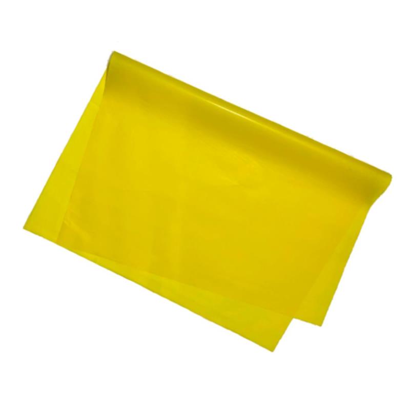 PAPEL SEDA AMARELO CANARIO PCT C/ 100 81023 ART FLOC UN