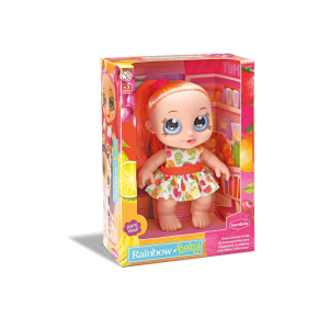 BONECA BABY RAIMBOW FRUTI LARANJA BAMBOLA